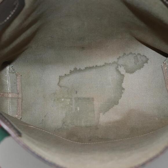 GUCCI GG Supreme Web Sherry Line Tote Bag Pvc Beige Gold 16 002 16 002 - Picture 16 of 16